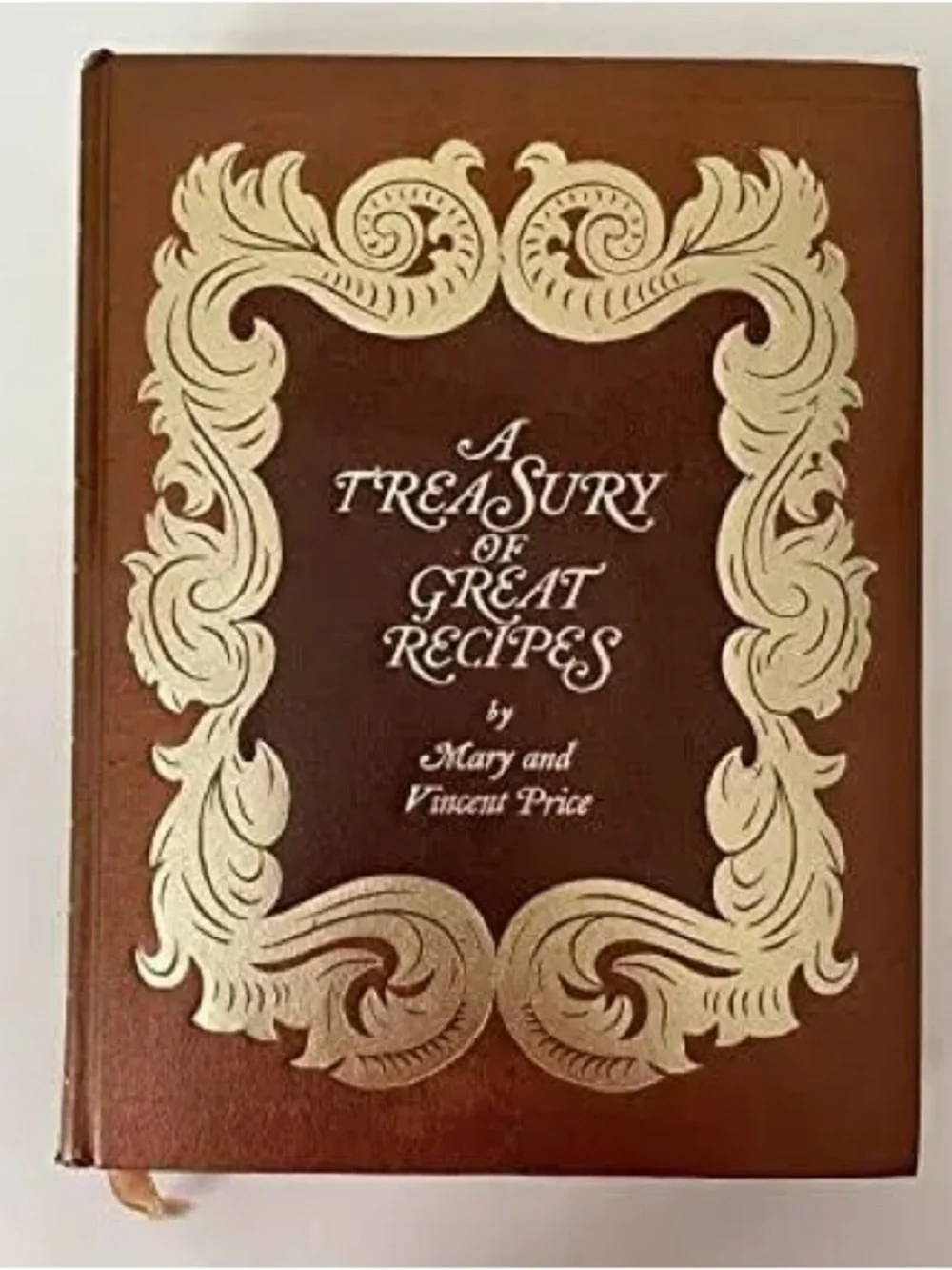 A Treasury of Great Recipes Hardcover Cookbook - Copper/Gold